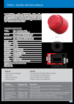 FLASHNI Elektronik Flaşörlü Siren, IP65